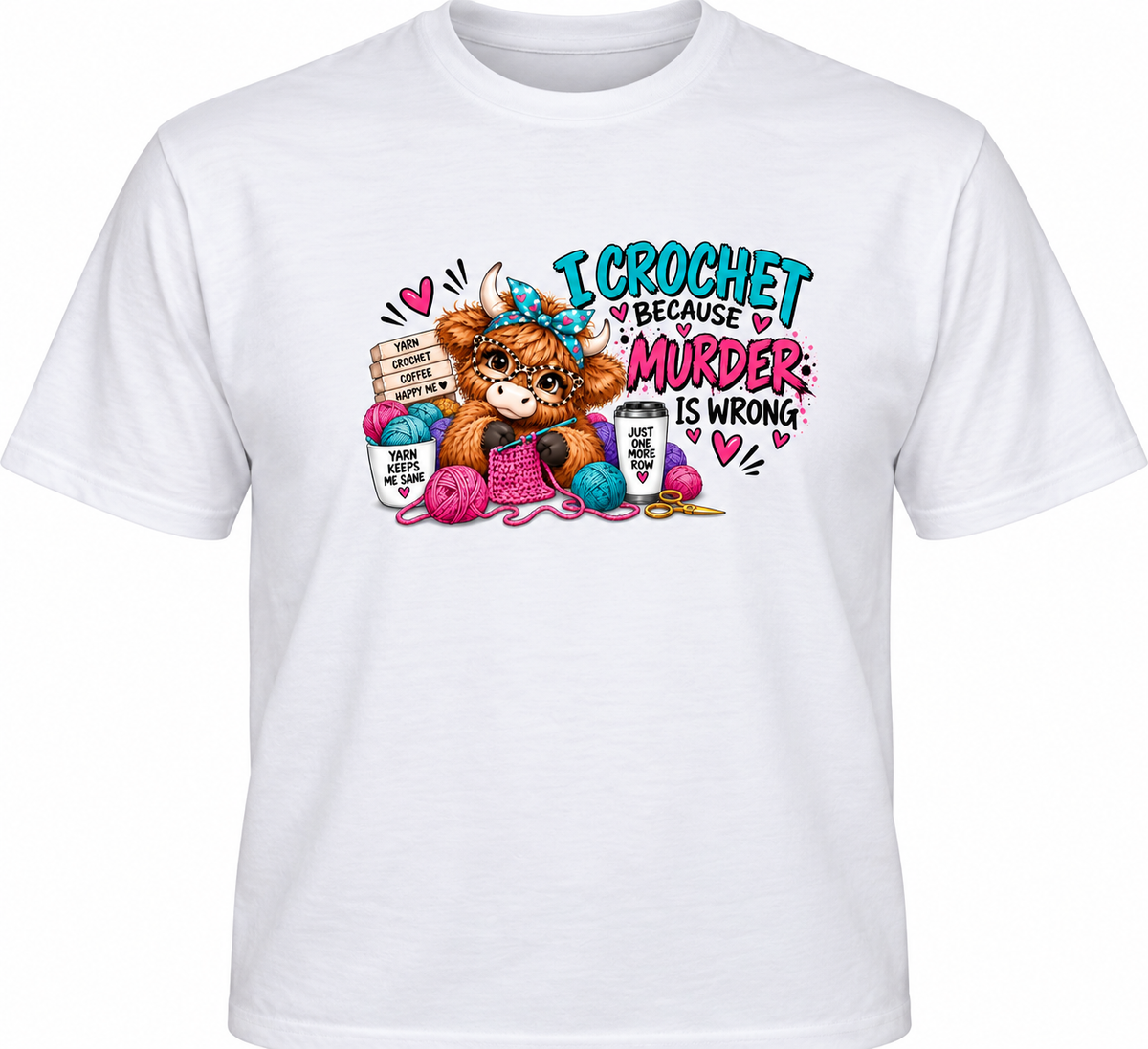 Crochet murder Tee