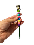 4mm hook - rainbow puppy