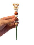 4mm hook - brown cow