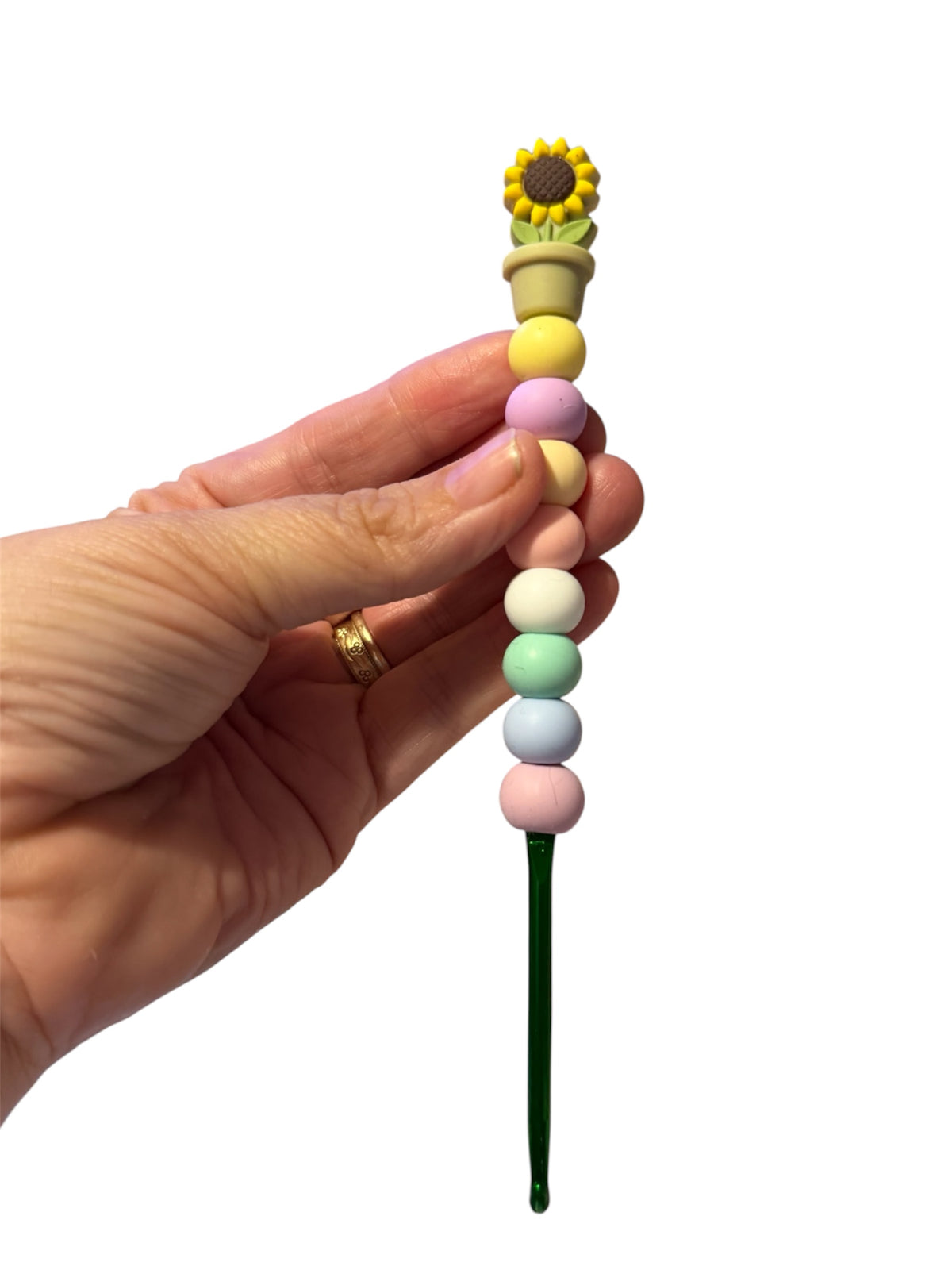 4mm hook - pastel sunflower