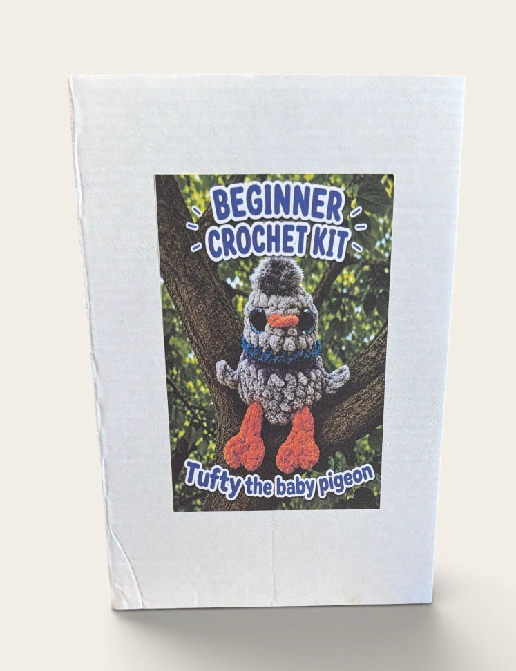 Tufty the Pigeon Complete Crochet Kit