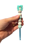 5mm hook - mint bear