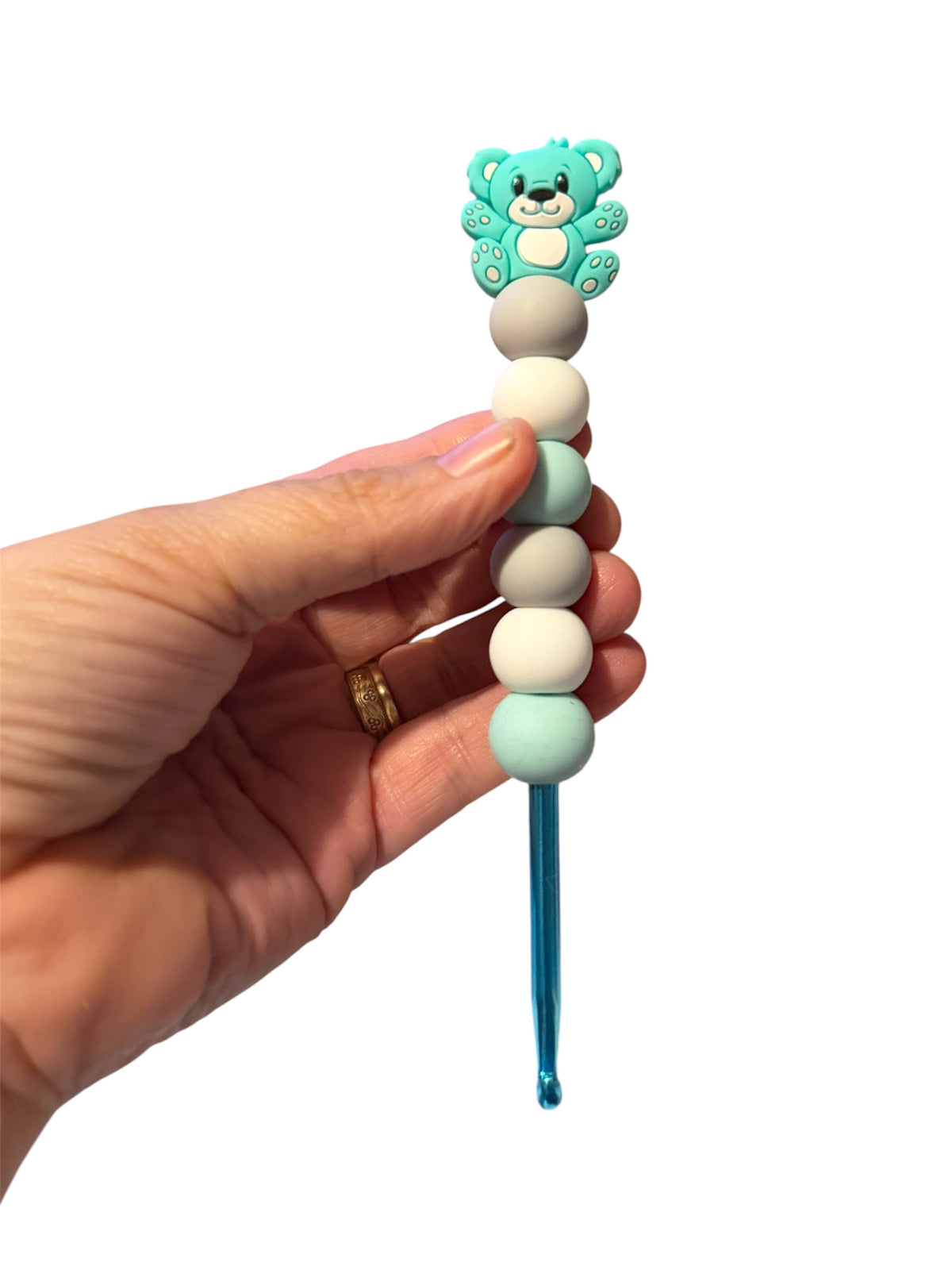 5mm hook - mint bear