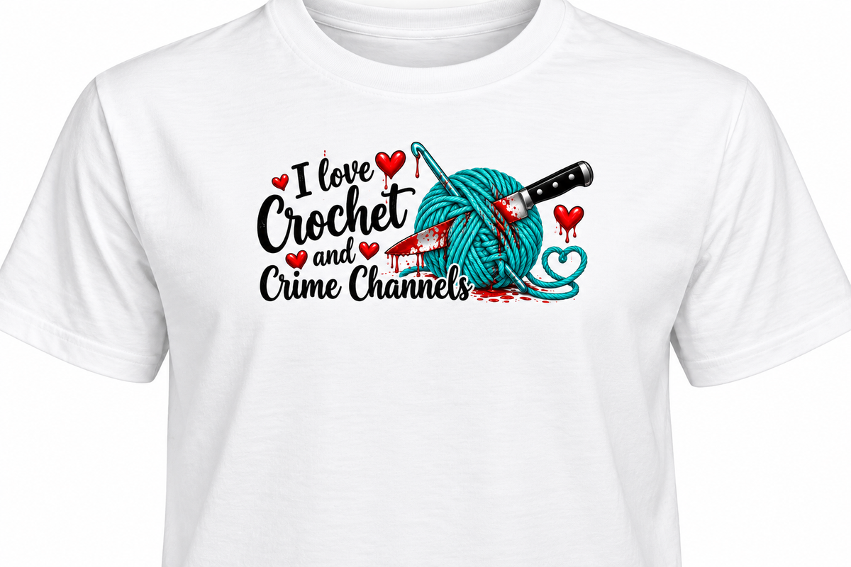 Crochet & Crime Tee