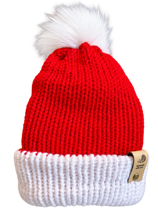 Knitted Santa hat 6 sizes